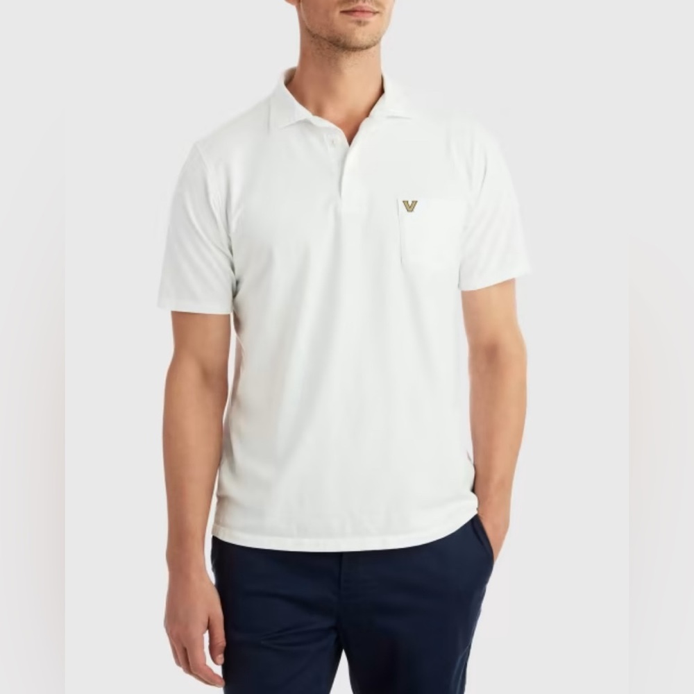 B Draddy Liam Polo with Vanderbilt Logo - Size M